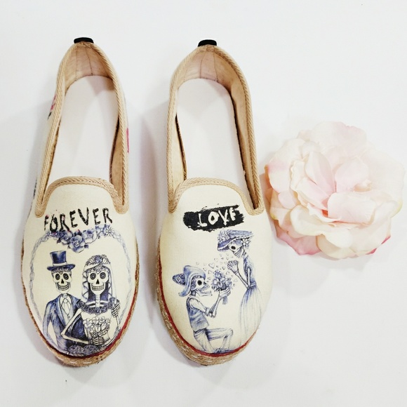 goby Shoes - Goby Forever Skeleton Love Platform Sneakers 43